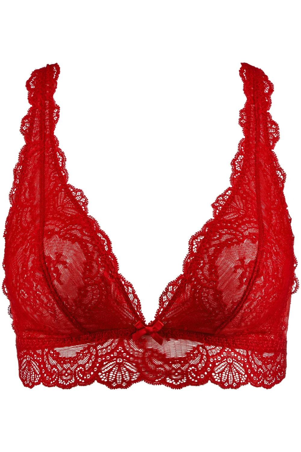 Aubade Danse Des Sens Red Lace Bralette 4 Aubade Danse Des Sens Red Lace Bralette - Image 2
