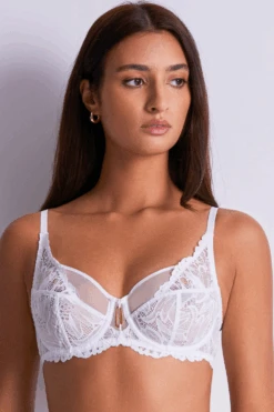 Aubade Flowermania Lace Full Cup Bra 14 Aubade Flowermania Lace Full Cup Bra -Fashion Lingerie Store aubade flowermania full cup bra white 4