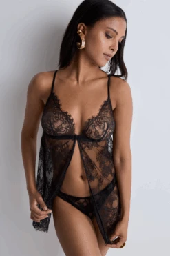 Aubade Histoire D’un Soir Lace Babydoll 12 Aubade Histoire D’un Soir Lace Babydoll -Fashion Lingerie Store aubade histoire d un soir babydoll black 3