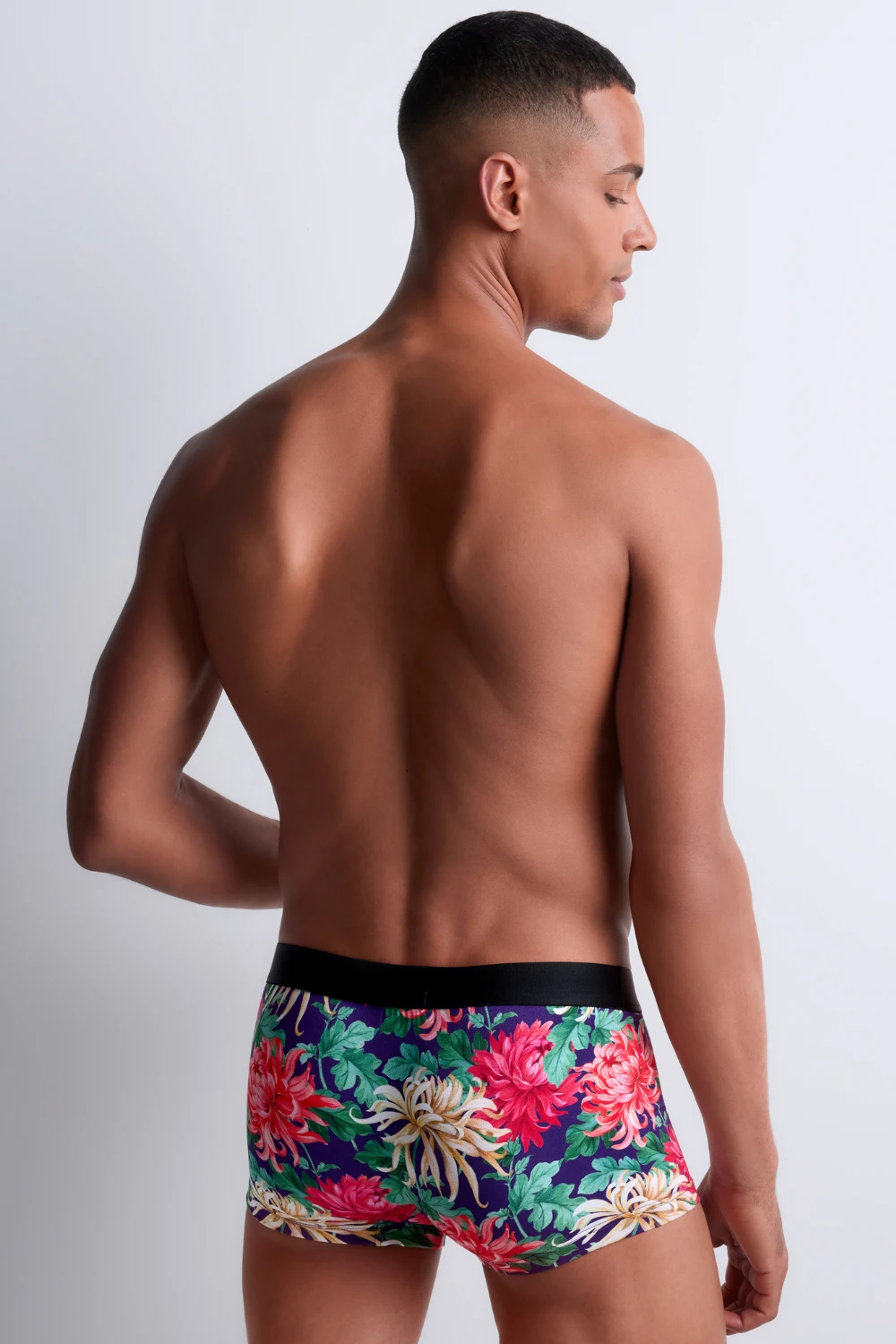 Aubade Homme Men's Cotton Modal Crazy Flowers Trunks 5 Aubade Homme Men's Cotton Modal Crazy Flowers Trunks - Image 3