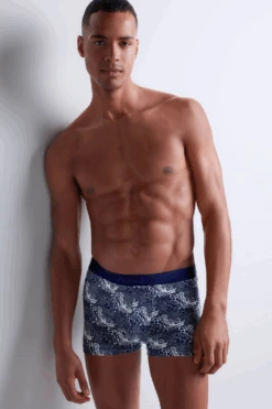 Aubade Homme Men's Gots® Cotton New Waves Boxer