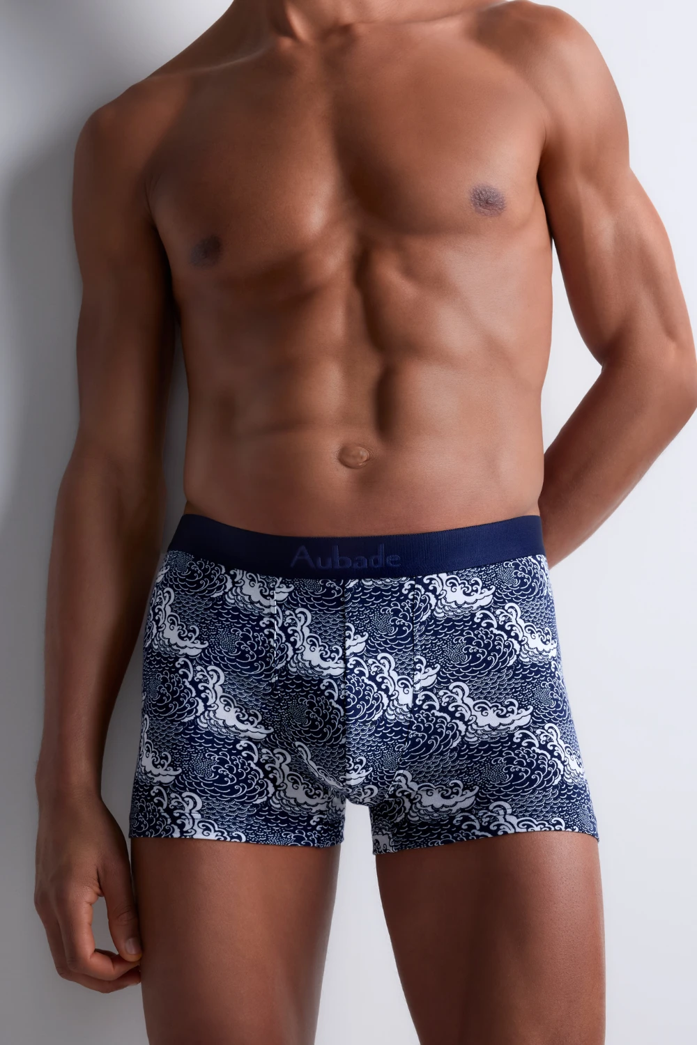 Aubade Homme Men's Gots® Cotton New Waves Boxer 7 Aubade Homme Men's Gots® Cotton New Waves Boxer - Image 5