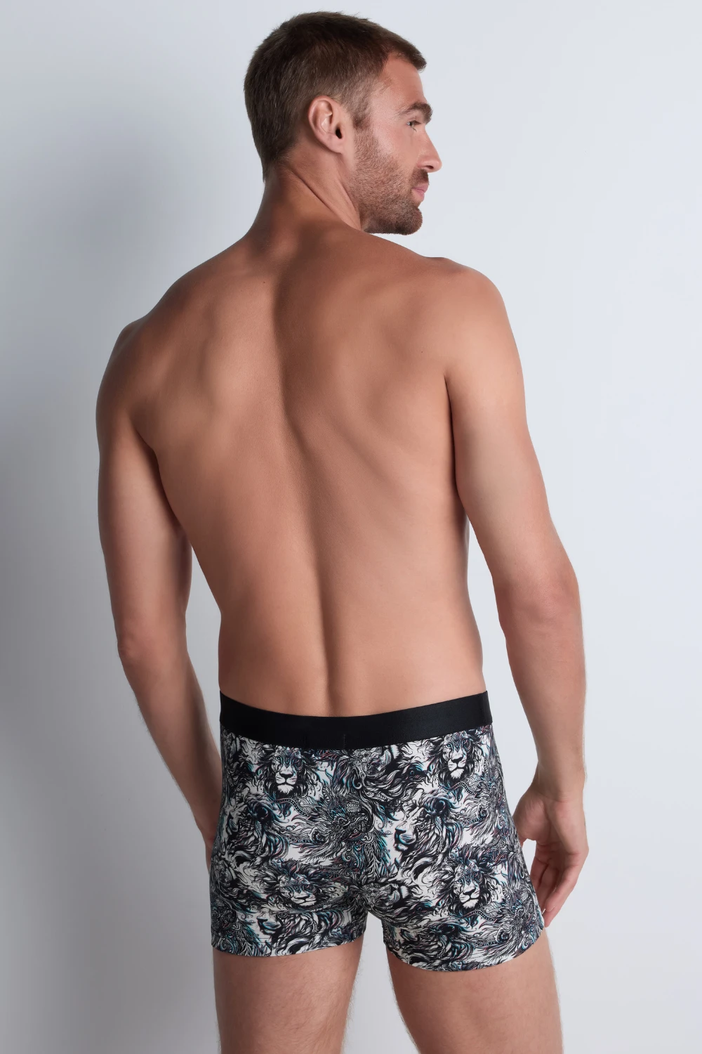 Aubade Homme Men's Modal Cotton Lion Boxer 5 Aubade Homme Men's Modal Cotton Lion Boxer - Image 3