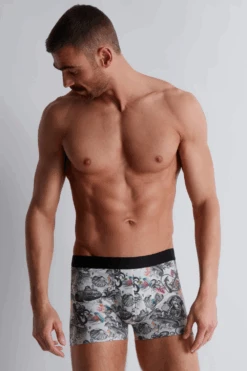 Aubade Homme Men's Modal Cotton Strange Sea Boxer