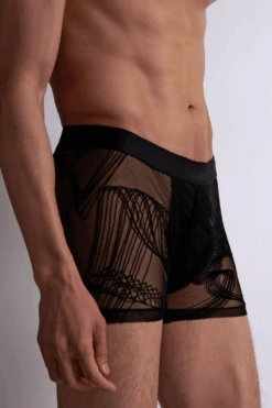 Aubade Homme Men's Waves Boxer 17 Aubade Homme Men's Waves Boxer -Fashion Lingerie Store aubade homme mens waves boxer black 6