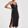 Aubade Lazy Days Long Nightie Black