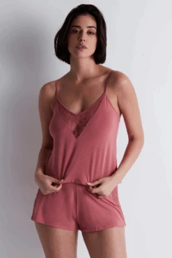 Aubade Lazy Days Top Rosewood 9 Aubade Lazy Days Top Rosewood -Fashion Lingerie Store aubade lazy days top rosewood 3