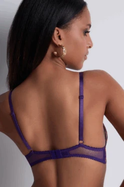 Aubade Life Celebration Embroidered Triangle Bra 11 Aubade Life Celebration Embroidered Triangle Bra -Fashion Lingerie Store aubade life celebration triangle bra vivid purple 2