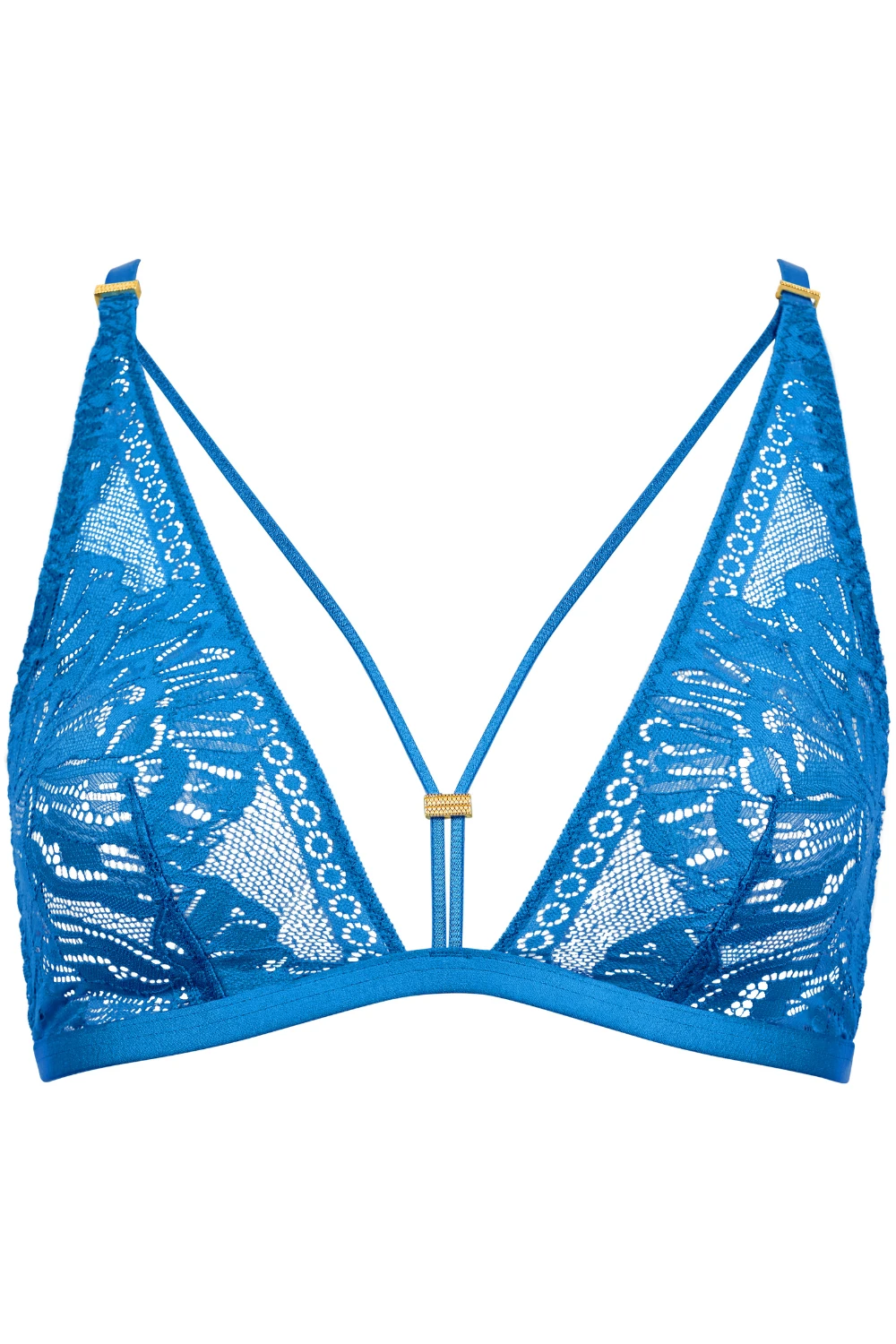 Aubade Love Soul Lace Bralette In Blue 4 Aubade Love Soul Lace Bralette In Blue - Image 2