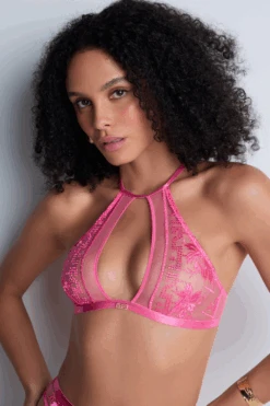 Aubade Rules Of Attraction Bralette In Pink