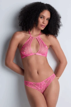 Aubade Rules Of Attraction Tanga In Pink 13 Aubade Rules Of Attraction Tanga In Pink -Fashion Lingerie Store aubade pink tanga thong rules of attraction 3