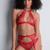 Aubade Rules Of Attraction Suspender In Red 1 Aubade Rules Of Attraction Suspender In Red -Fashion Lingerie Store aubade rules of attraction suspender belt flame 3