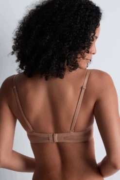 Aubade Sheer Emotion Sand Multiway Plunge Bandeau Bra 14 Aubade Sheer Emotion Sand Multiway Plunge Bandeau Bra -Fashion Lingerie Store aubade sheer emotion bandeau plunge bra sand 2