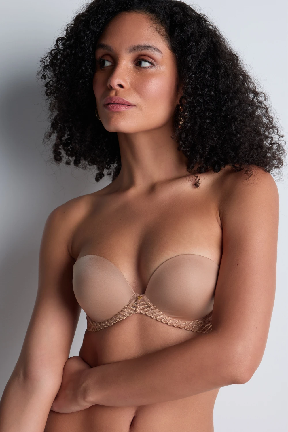 Aubade Sheer Emotion Sand Multiway Plunge Bandeau Bra 4 Aubade Sheer Emotion Sand Multiway Plunge Bandeau Bra - Image 2