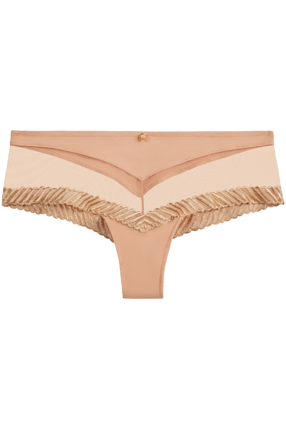 Aubade Sheer Emotion Sand Cheeky Brief 4 Aubade Sheer Emotion Sand Cheeky Brief - Image 2