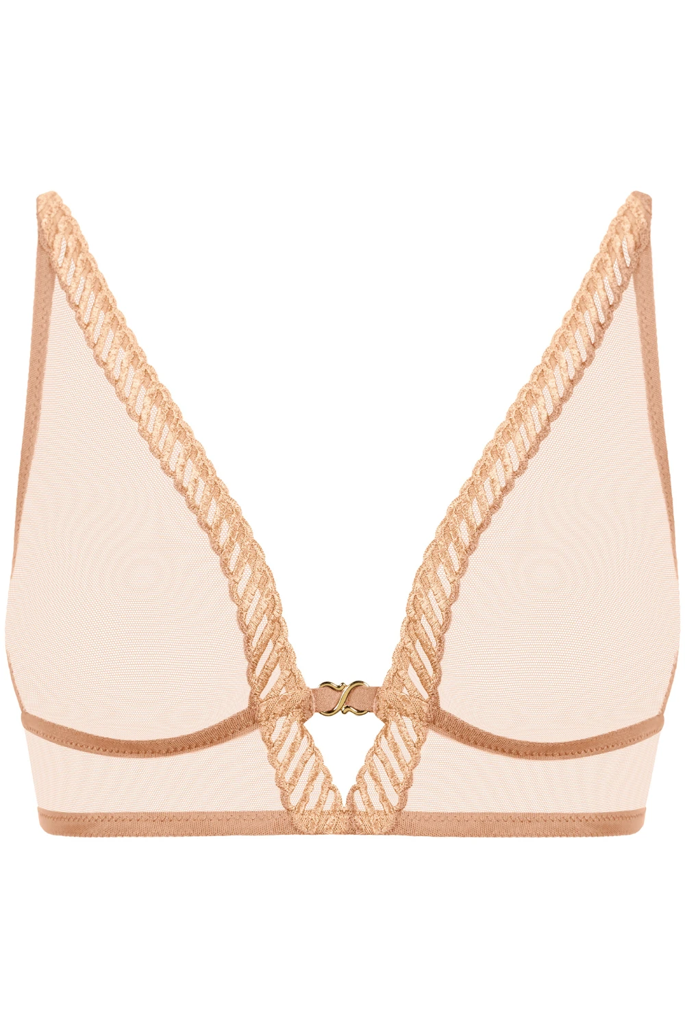 Aubade Sheer Emotion Sand Wireless Triangle Bra 4 Aubade Sheer Emotion Sand Wireless Triangle Bra - Image 2