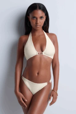 Aubade Shimmering Waters Triangle Bikini Top 15 Aubade Shimmering Waters Triangle Bikini Top -Fashion Lingerie Store aubade shimmering waters triangle bikini top golden white 3