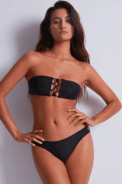Aubade Summer Glow Bandeau Bikini Top 9 Aubade Summer Glow Bandeau Bikini Top -Fashion Lingerie Store aubade summer glow bandeau bikini top black sand 3