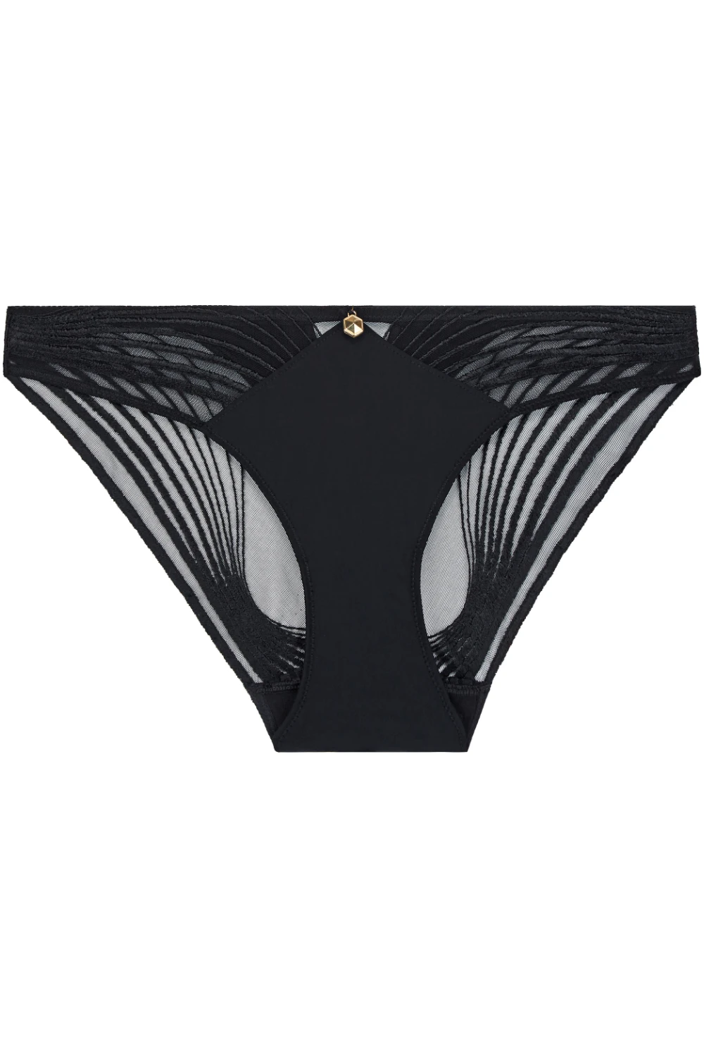 Cindy Bruna X Aubade Sumptuous Waves Italian Brief Black 4 Cindy Bruna X Aubade Sumptuous Waves Italian Brief Black - Image 2