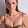 Aubade Sunlight Glow Moulded Bandeau Bikini Top 2 Aubade Sunlight Glow Moulded Bandeau Bikini Top -Fashion Lingerie Store aubade sunlight glow moulded bandeau bikini top antique gold 1