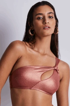 Aubade Sunlight Glow One Shoulder Bikini Top 14 Aubade Sunlight Glow One Shoulder Bikini Top -Fashion Lingerie Store aubade sunlight glow one shoulder bikini top cuivre 1