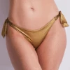 Aubade Sunlight Glow Tanga Bikini Bottom Size L (UK 14) 2 Aubade Sunlight Glow Tanga Bikini Bottom Size L (UK 14) -Fashion Lingerie Store aubade sunlight glow tanga bikini bottom antique gold 1