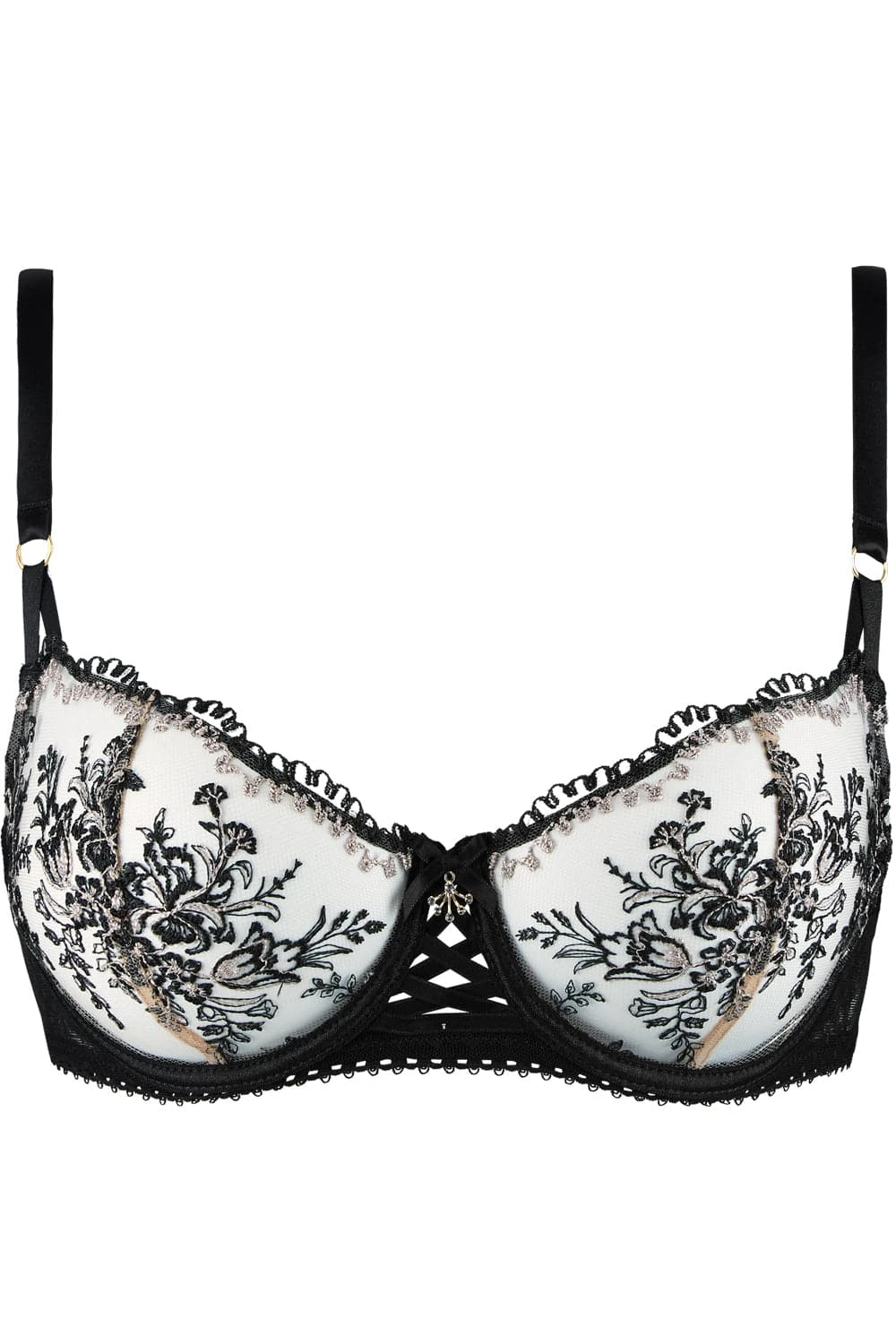 Aubade Tresor Infini Underwired Half Cup Bra, Size UK 32B 4 Aubade Tresor Infini Underwired Half Cup Bra, Size UK 32B - Image 2