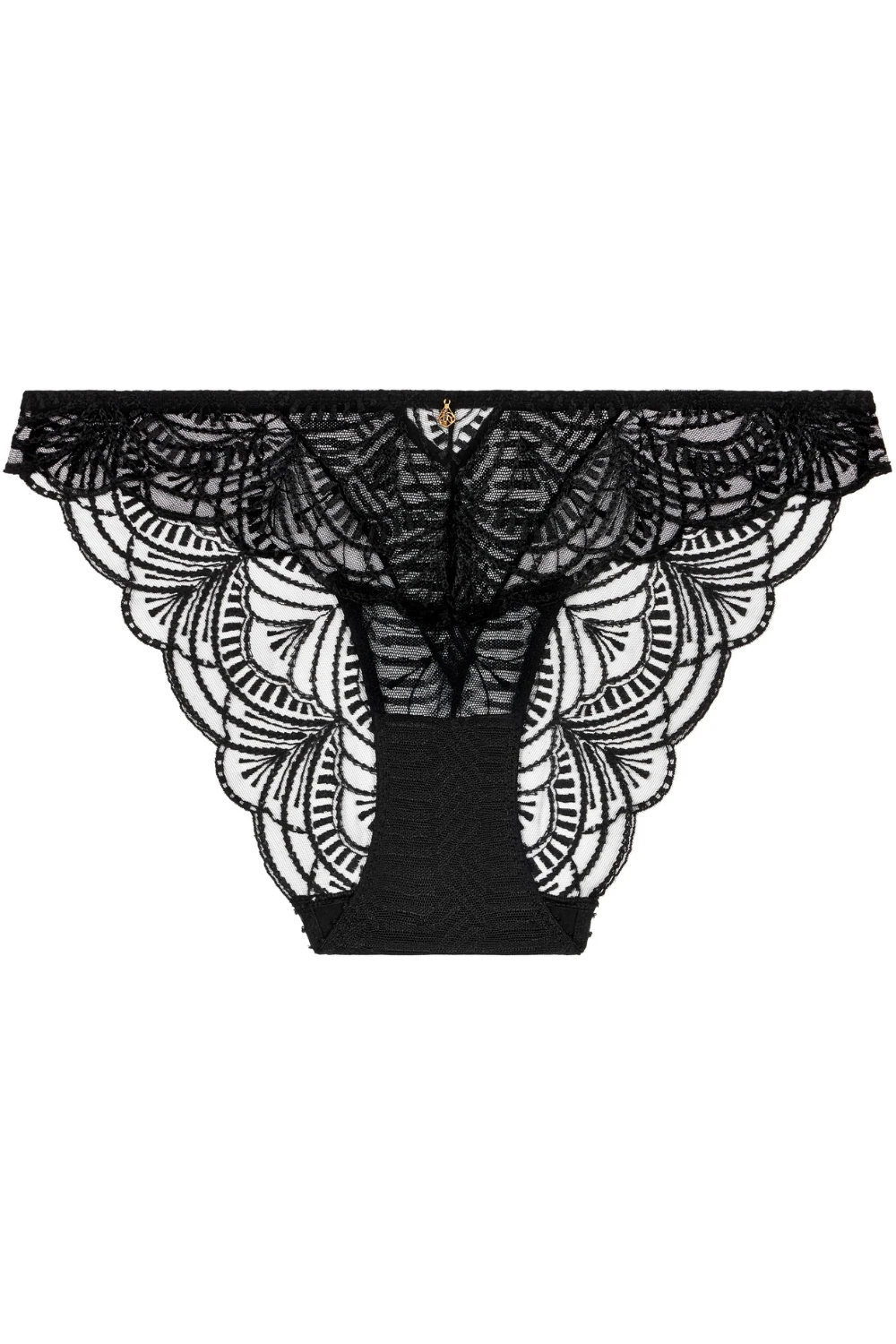 Aubade Vibes Black Embroidery Italian Brief 4 Aubade Vibes Black Embroidery Italian Brief - Image 2