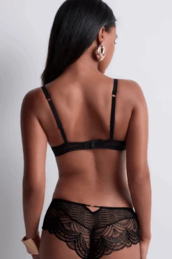 Aubade Vibes Black Embroidery Shorty 10 Aubade Vibes Black Embroidery Shorty -Fashion Lingerie Store aubade vibes shorty black 2