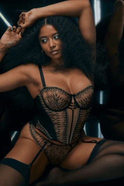 Aubade Voodoo Kiss Underwired Basque 15 Aubade Voodoo Kiss Underwired Basque -Fashion Lingerie Store aubade voodoo kiss basque millenium black 5