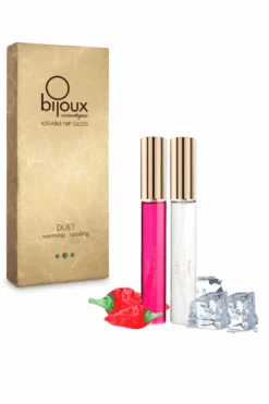 Bijoux Indiscrets Kissable Cooling & Warming Nipple Gloss 2x13ml