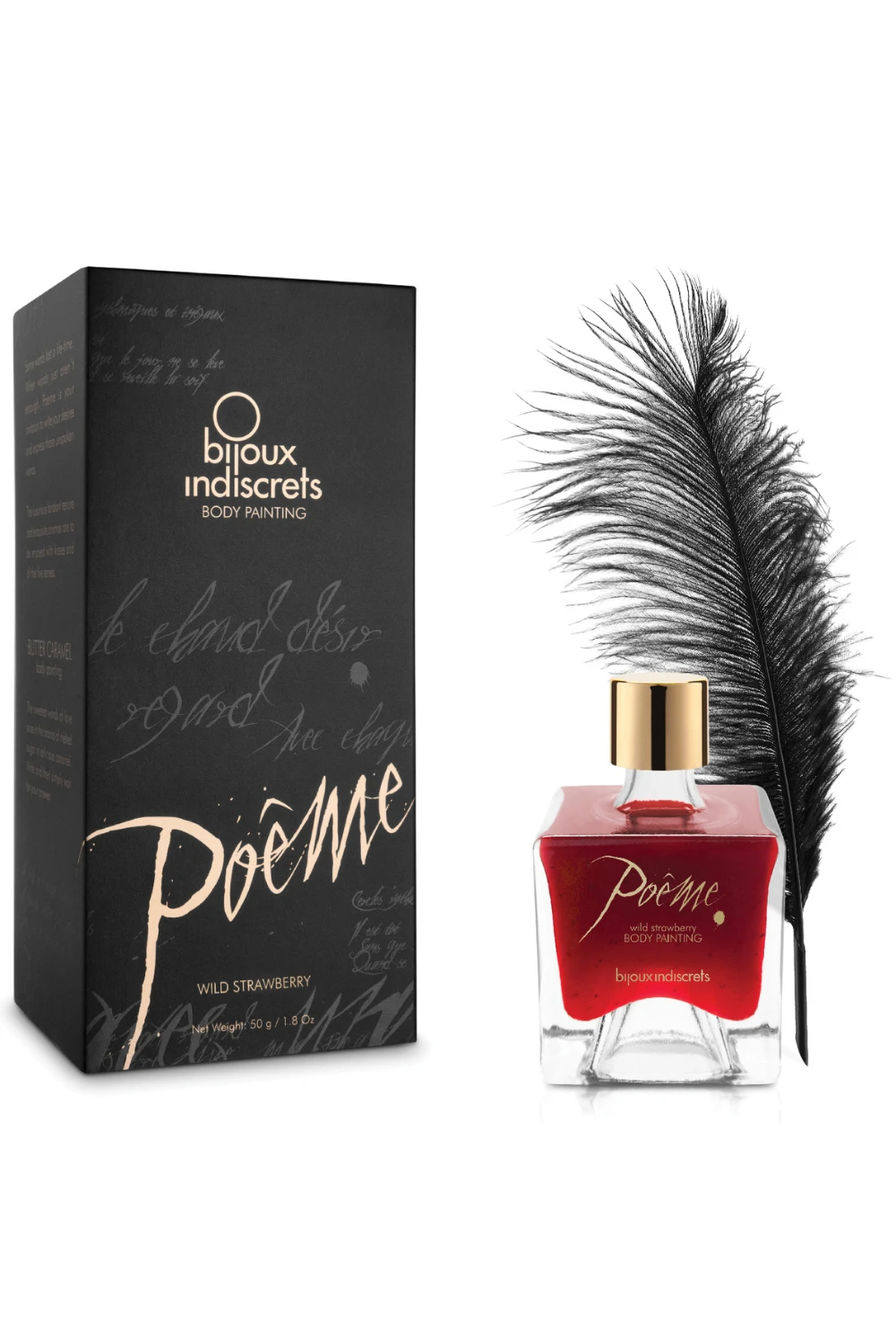 Bijoux Indiscrets Poème Edible Body Paint Wild Strawberry 4 Bijoux Indiscrets Poème Edible Body Paint Wild Strawberry - Image 2