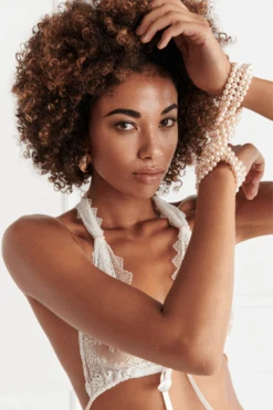 Atame Ivory Pearls -Fashion Lingerie Store bracli atame pearls ivory 2