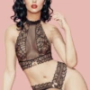 Bettie Page Black Lace Pearl Brief -Fashion Lingerie Store bracli bettie page brief black 1