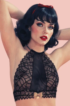 Bettie Page Halter Bra