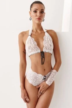 Paris Dark Bra, Size M 12 Paris Dark Bra, Size M -Fashion Lingerie Store bracli dark paris bra white 4