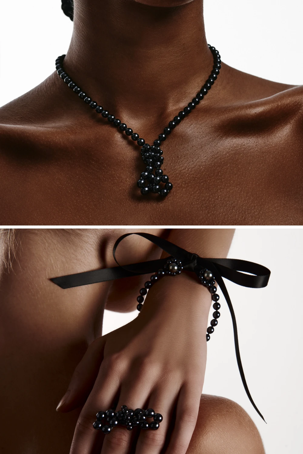 Destinos Dark Jewel Set Black 3 Destinos Dark Jewel Set Black