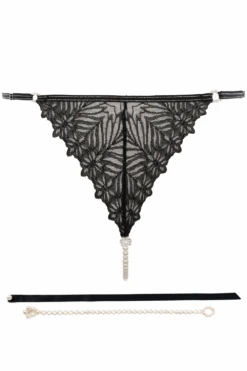 Fashion Lingerie Store -Fashion Lingerie Store bracli destinos g string black ghost front
