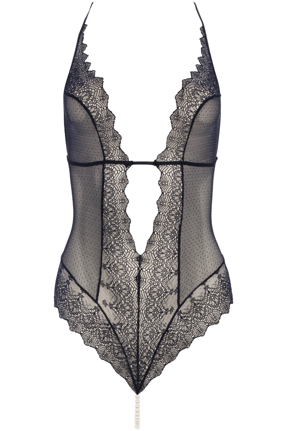 Geneva Pearl Lace Bodysuit Black 4 Geneva Pearl Lace Bodysuit Black - Image 2