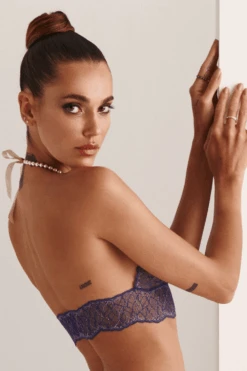 Sydney Pearl Bralette Blue 12 Sydney Pearl Bralette Blue -Fashion Lingerie Store bracli sydney bralette blue 2