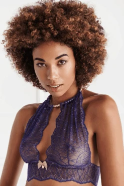 Sydney Pearl Bralette Blue 16 Sydney Pearl Bralette Blue -Fashion Lingerie Store bracli sydney bralette blue 4