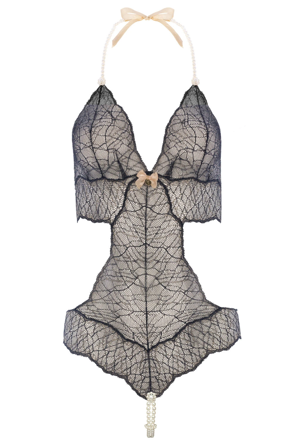 Sydney Daisy Double Pearl Body In Black 4 Sydney Daisy Double Pearl Body In Black - Image 2