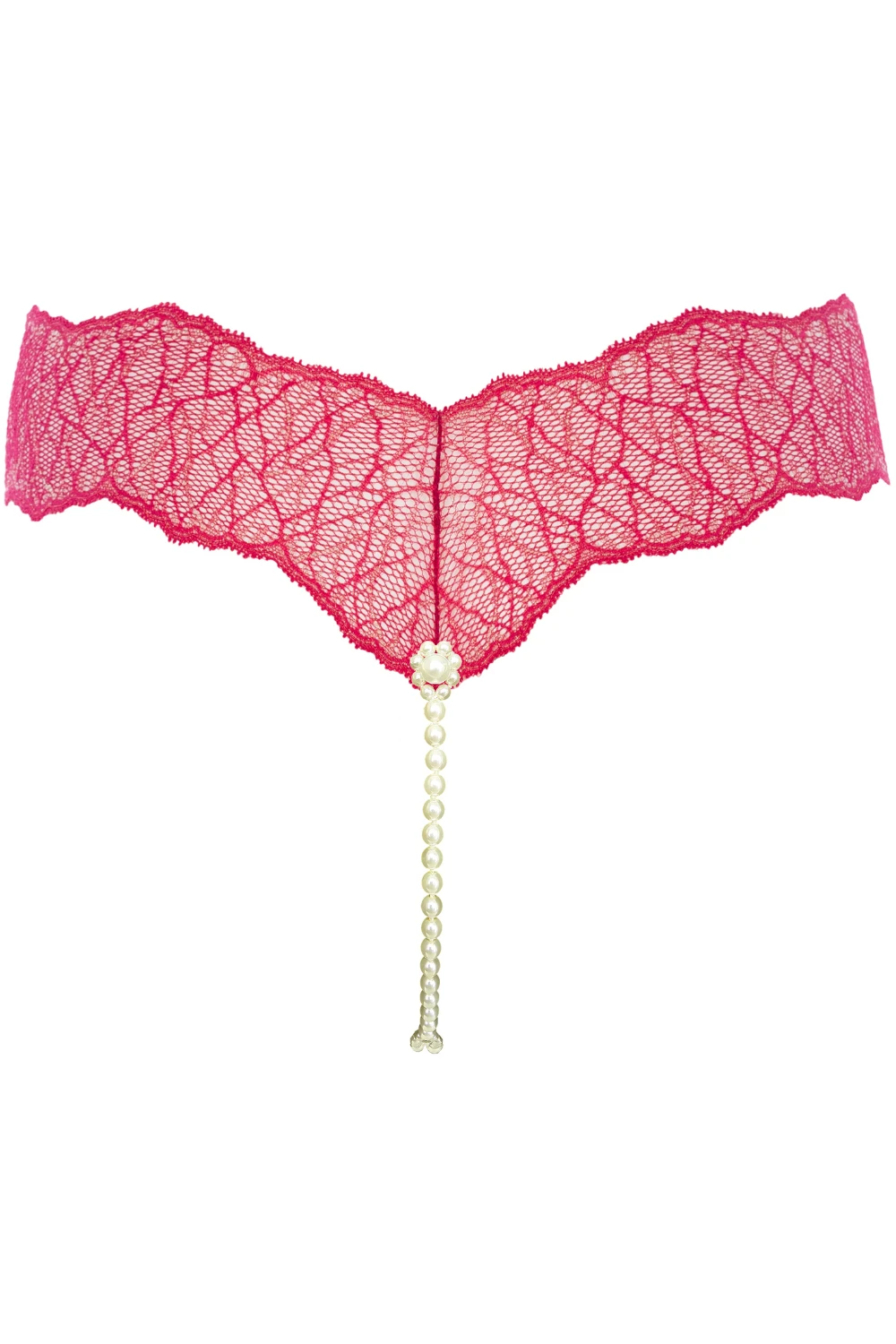 Sydney Daisy Double Pearl Thong Red 6 Sydney Daisy Double Pearl Thong Red - Image 4