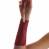 Sydney Daisy Glove In Red