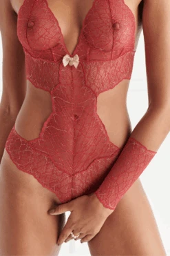 Sydney Daisy Glove In Red -Fashion Lingerie Store bracli sydney daisy glove in red 5