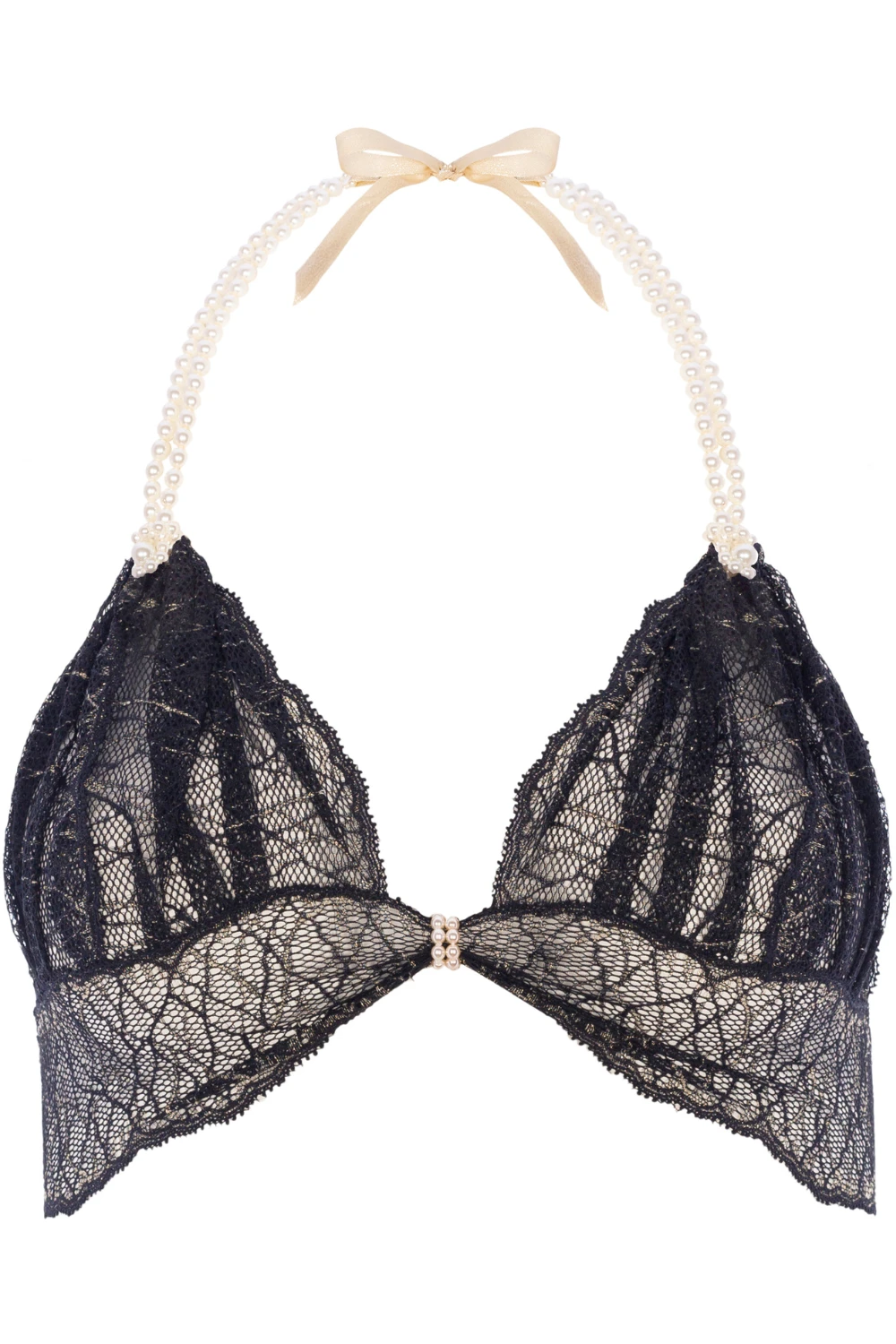 Sydney Daisy Pearl Bra In Black 4 Sydney Daisy Pearl Bra In Black - Image 2