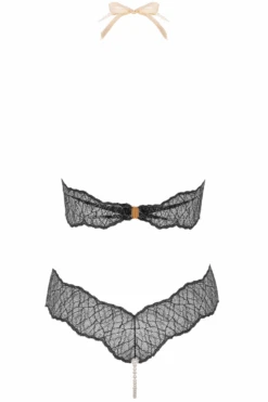 Sydney Daisy Single Pearl Body Black 13 Sydney Daisy Single Pearl Body Black -Fashion Lingerie Store bracli sydney daisy single pearl body black ghost back