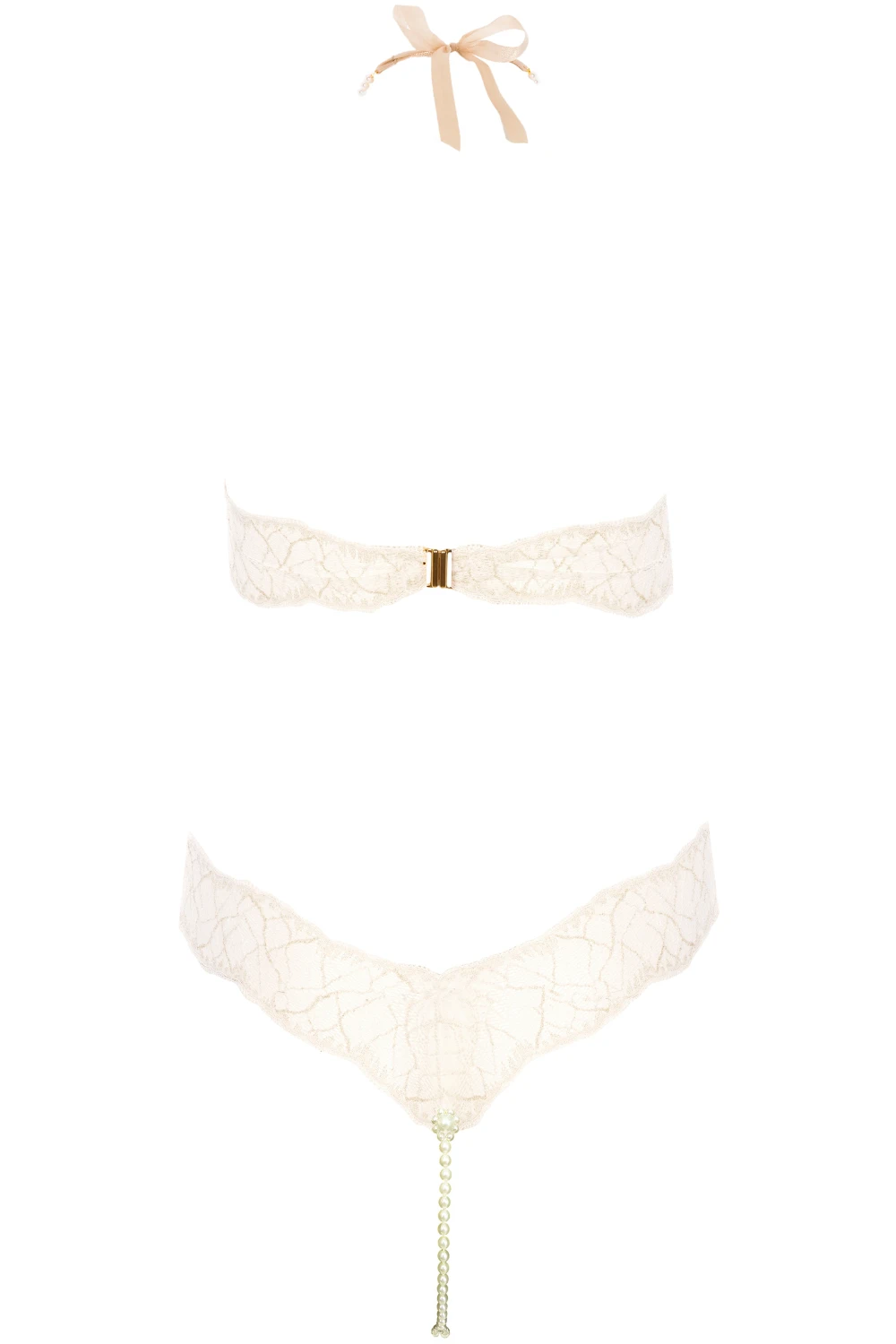 Sydney Daisy Double Pearl Body In Ivory 6 Sydney Daisy Double Pearl Body In Ivory - Image 4