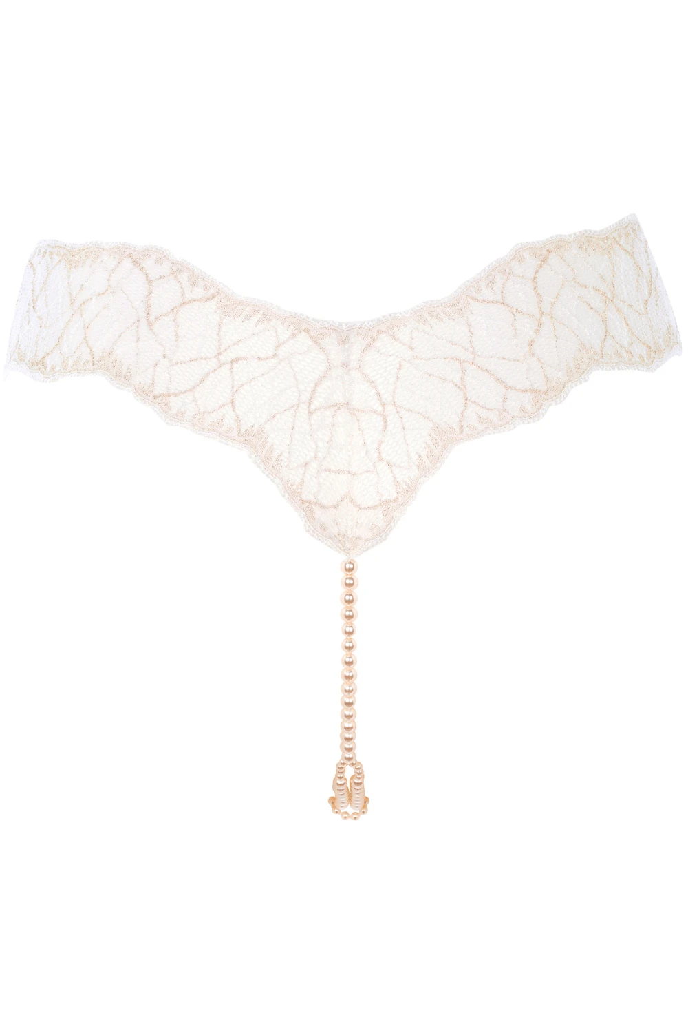 Sydney Double Pearl Thong Ivory 6 Sydney Double Pearl Thong Ivory - Image 4