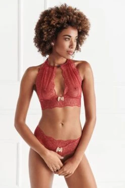 Sydney Dark Pearl Bralette Red 14 Sydney Dark Pearl Bralette Red -Fashion Lingerie Store bracli sydney red dark bralette 8